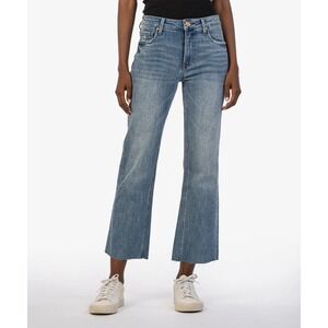 Kut From The Kloth Kelsey High Rise Fab Ab Ankle Flare Sz 8